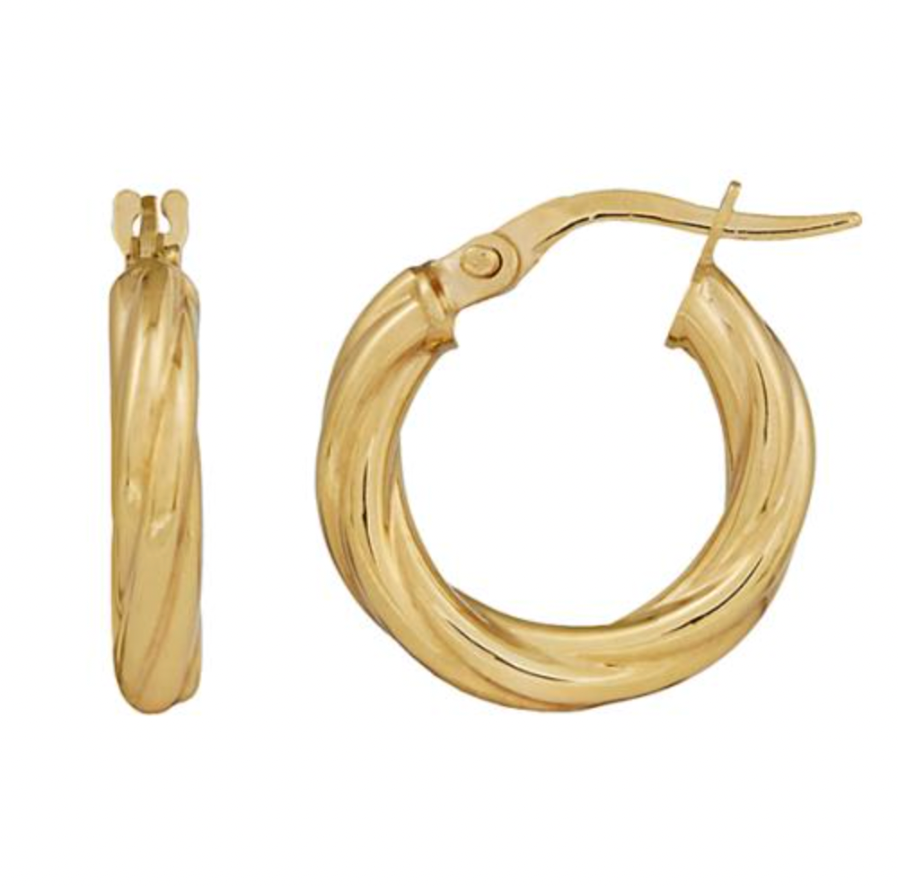 Twisted Hoop Earrings
