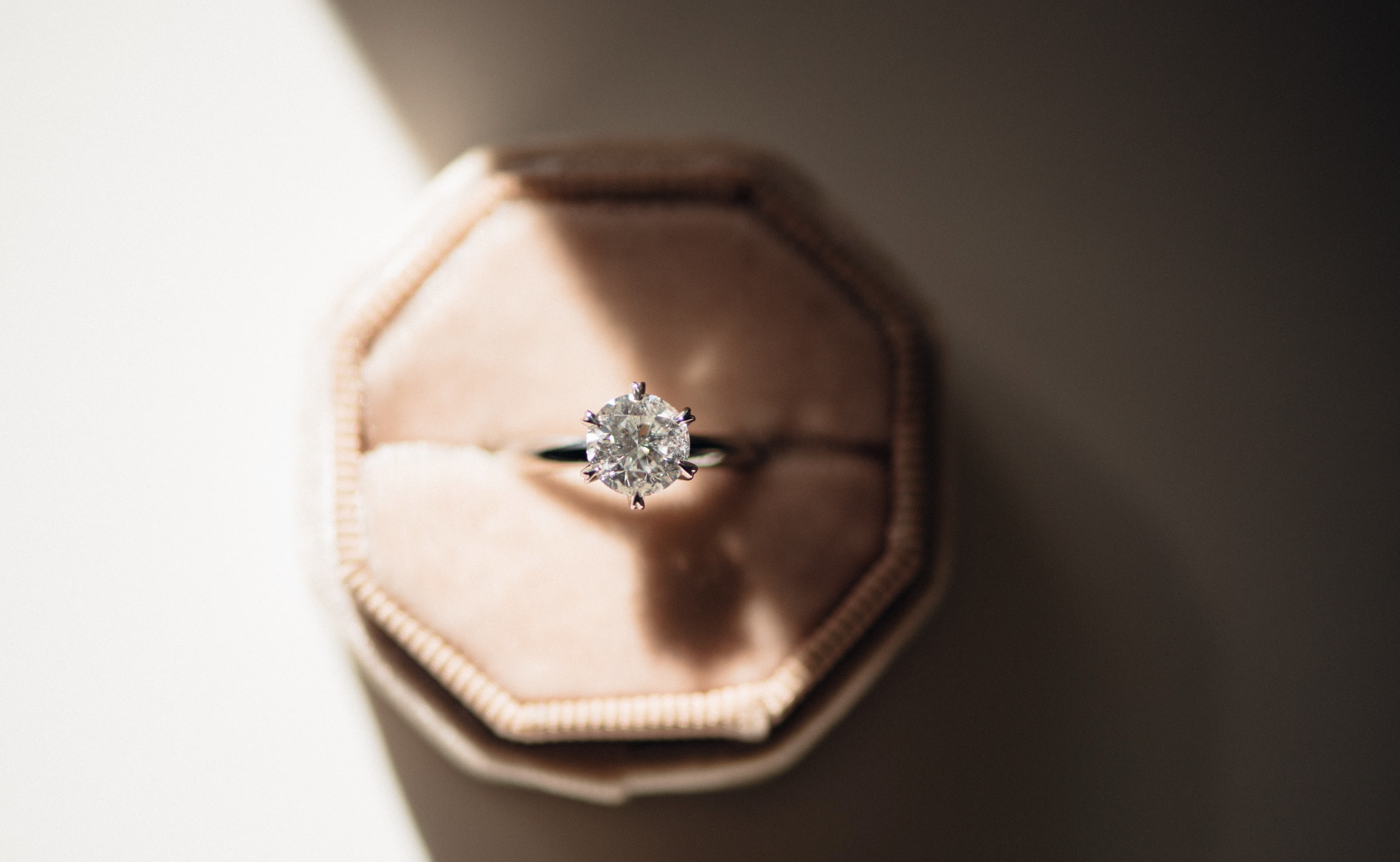 Solitaire Engagement Ring - Bespoke Design - Dean & Dust - Six Claw - Round Diamond