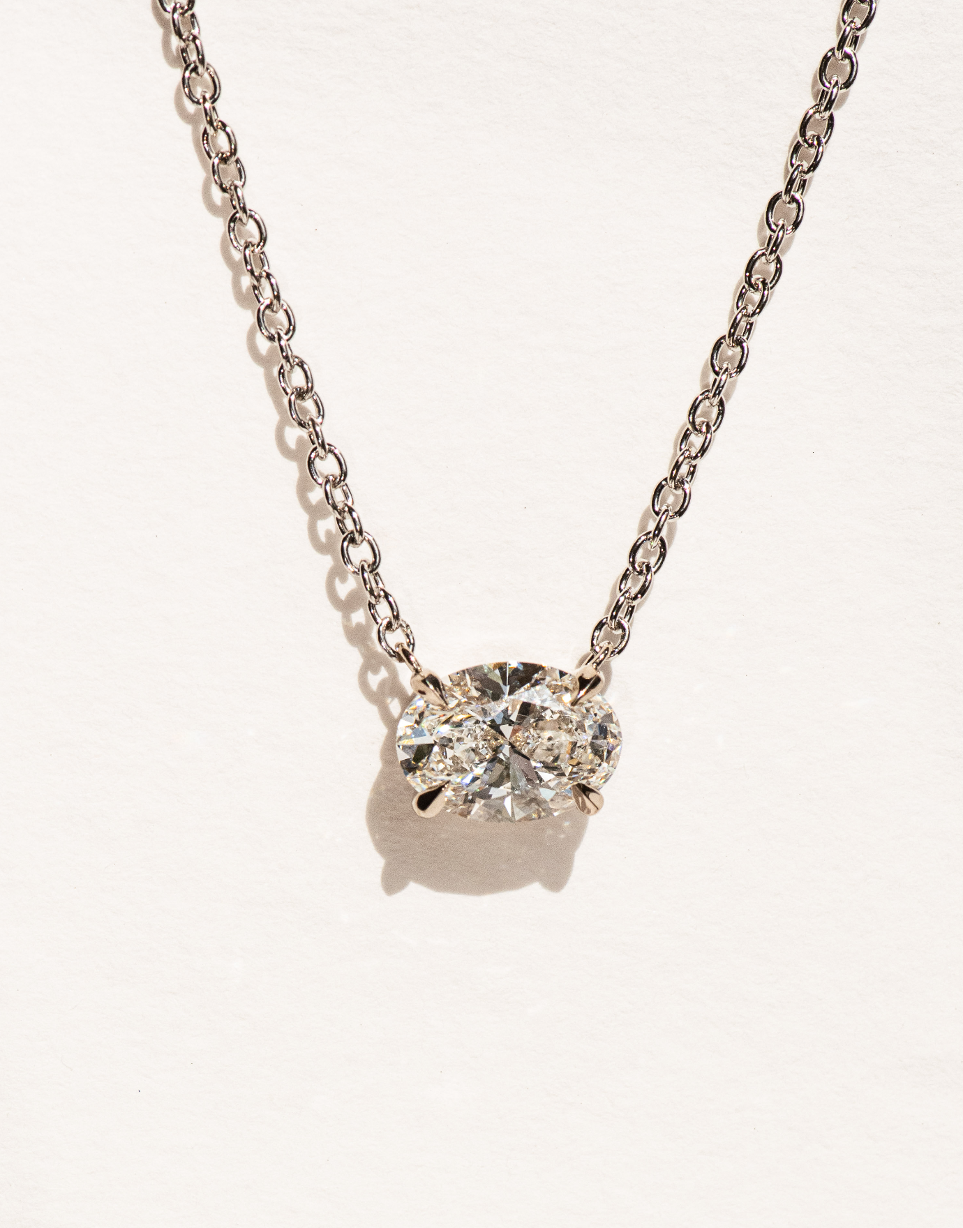 Oval Diamond Pendant Dean & Dust - Bespoke Design