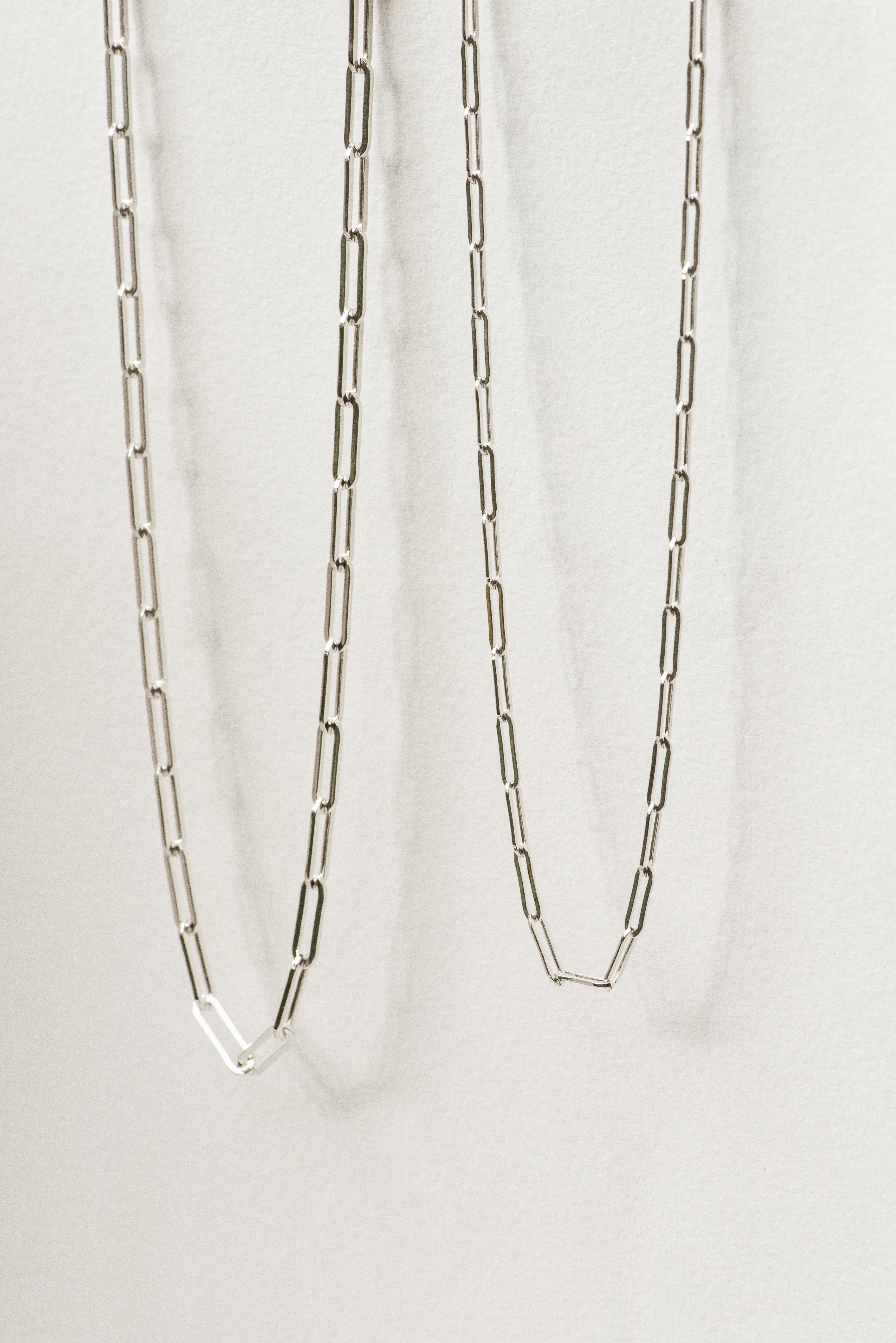 Barre Link Necklace - Sterling Silver