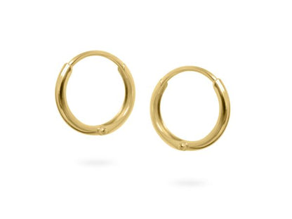 Half Round Huggie Earring