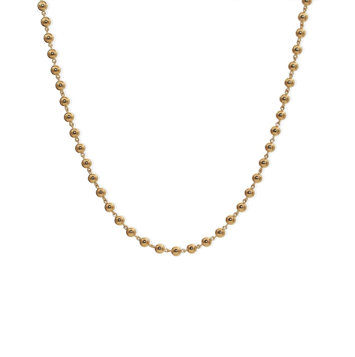 Beaded Gold Chain