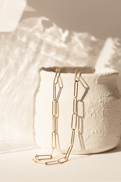 Barre Link Necklace By Dean & Dust
