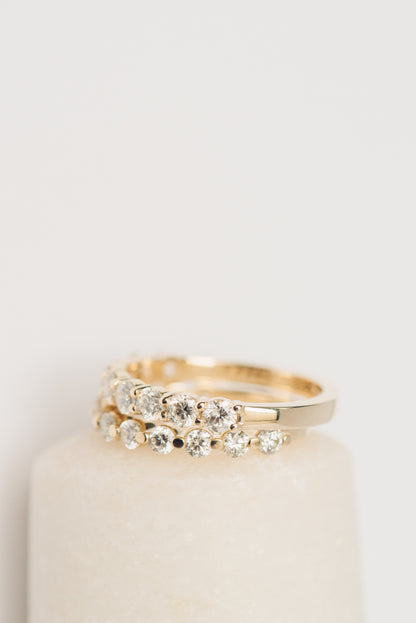 Shared Claw Set Diamond Ring By Dean & Dust