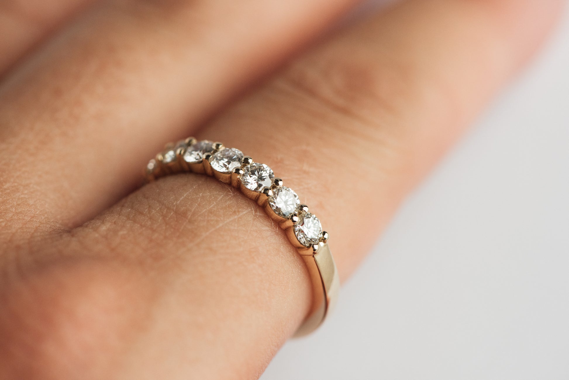 Shared Claw Set Diamond Ring By Dean & Dust