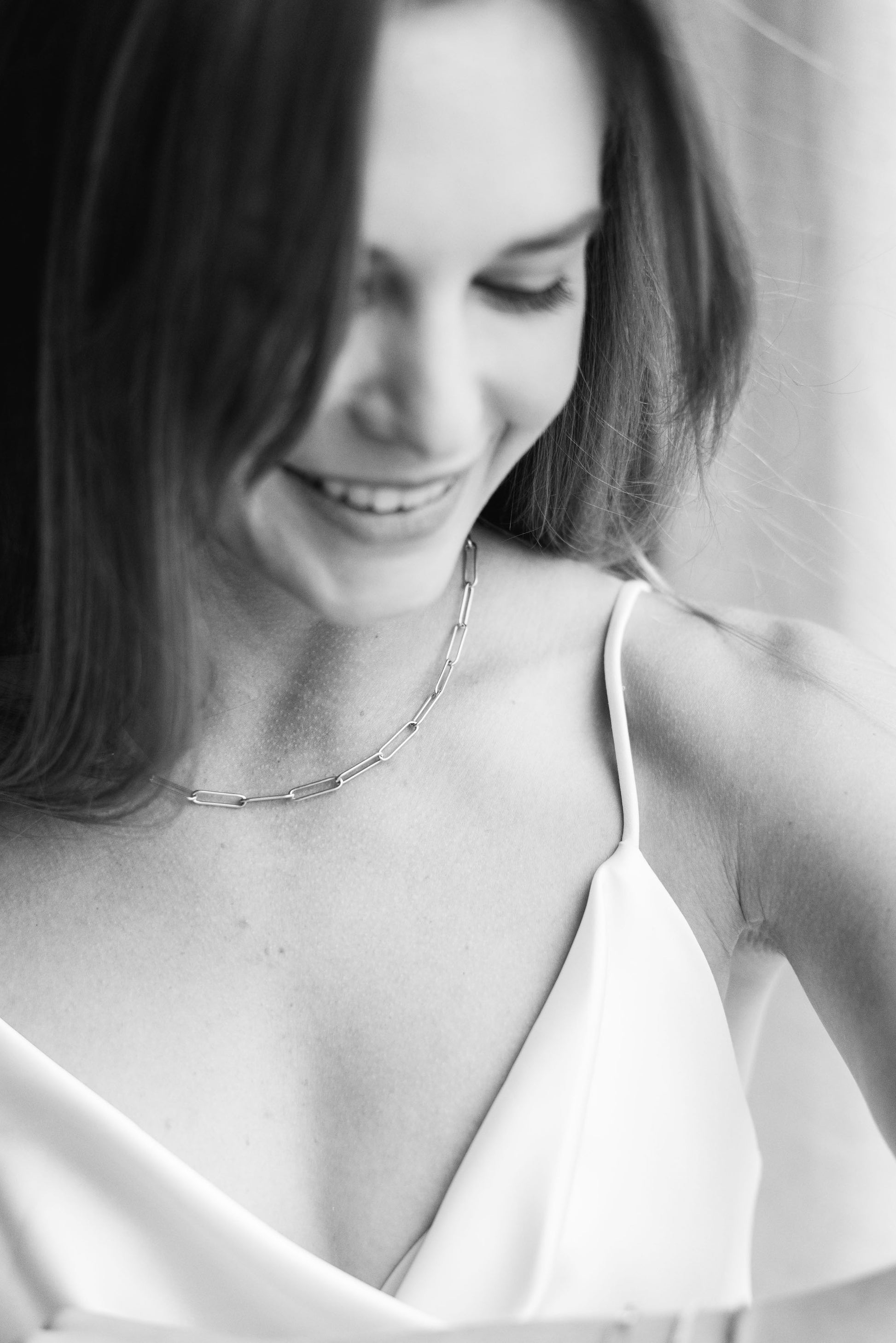 Barre Link Necklace By Dean & Dust