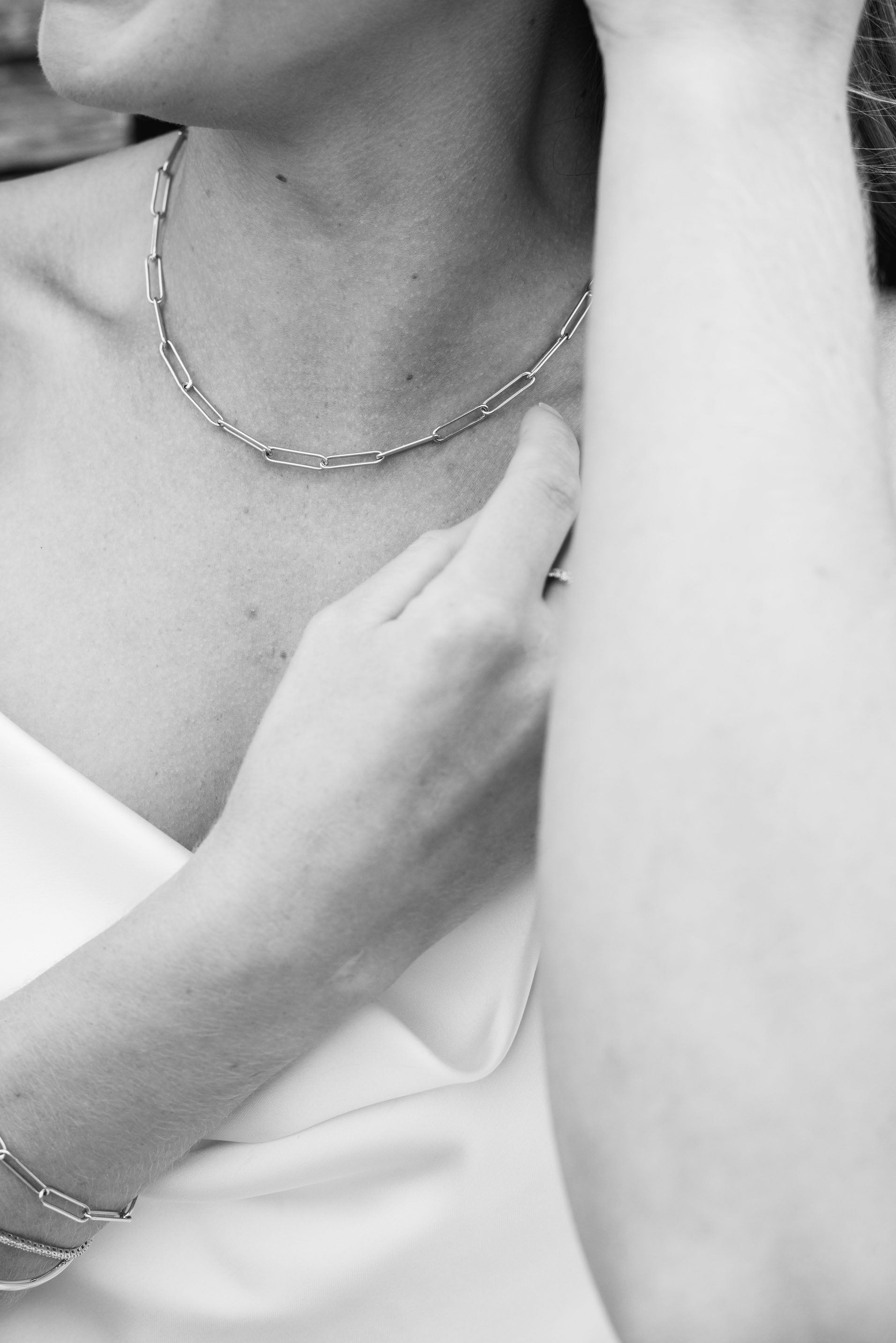 Barre Link Necklace By Dean & Dust