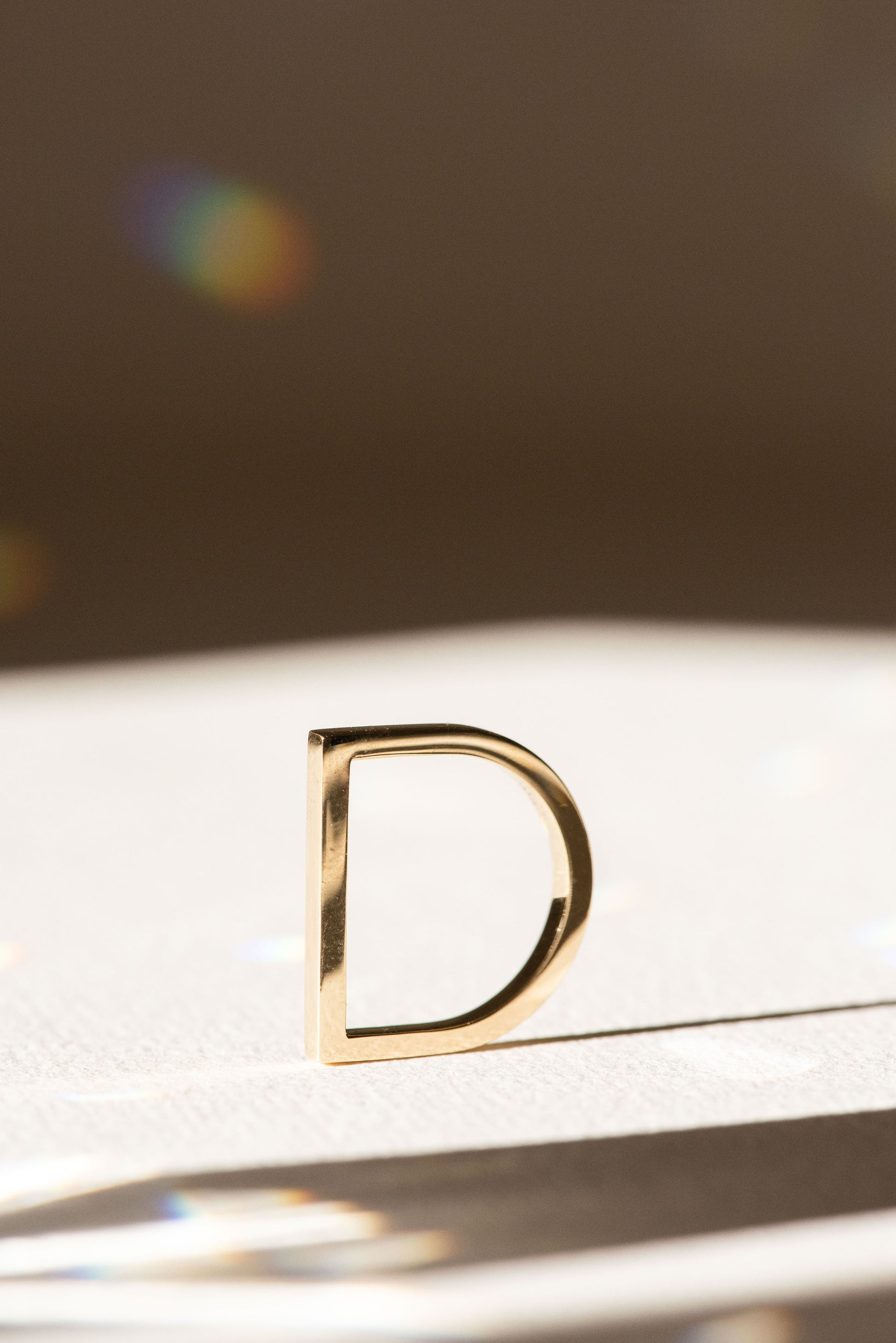 D Emblem Ring