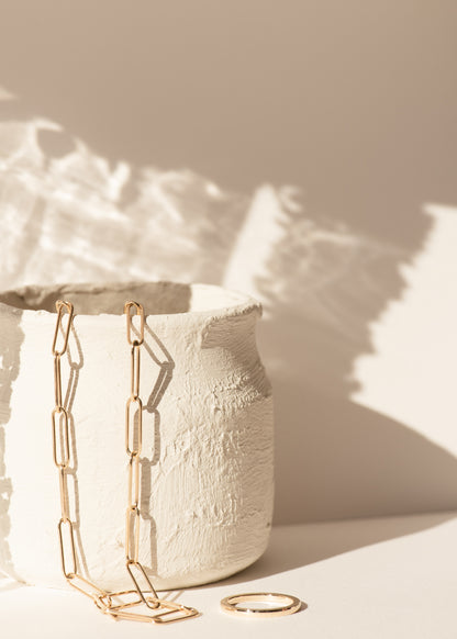 Barre Link Necklace By Dean & Dust