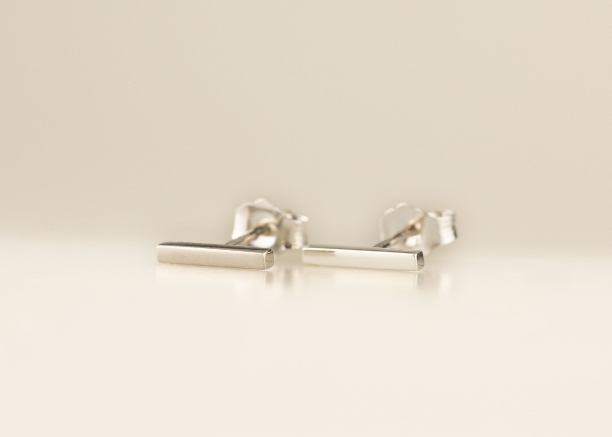 Barre Stud Earrings By Dean & Dust