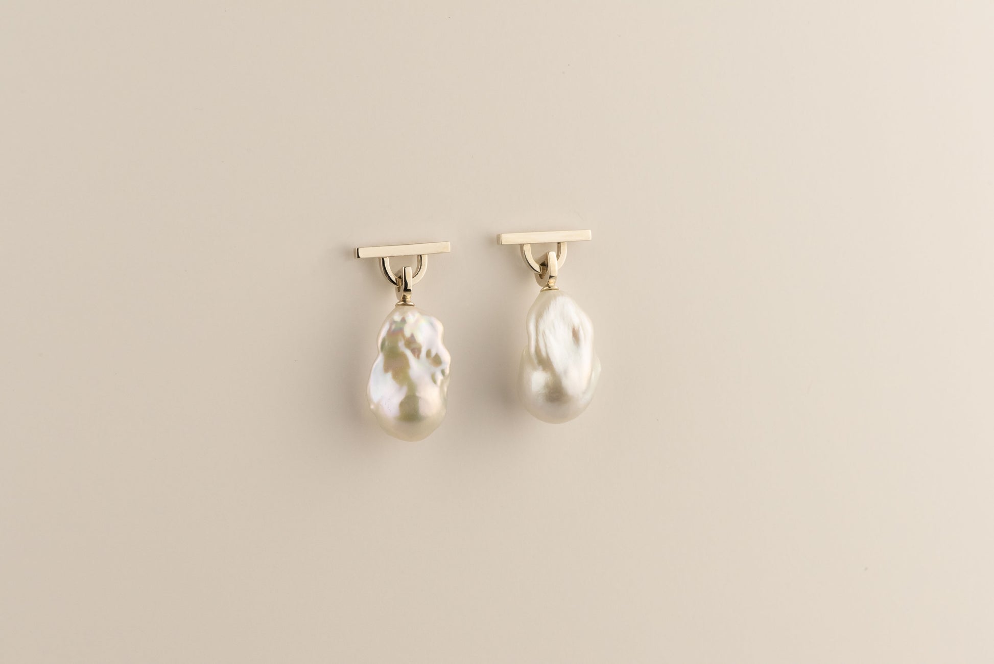 Grande Pearl Drop Earrings By Dean & Dust