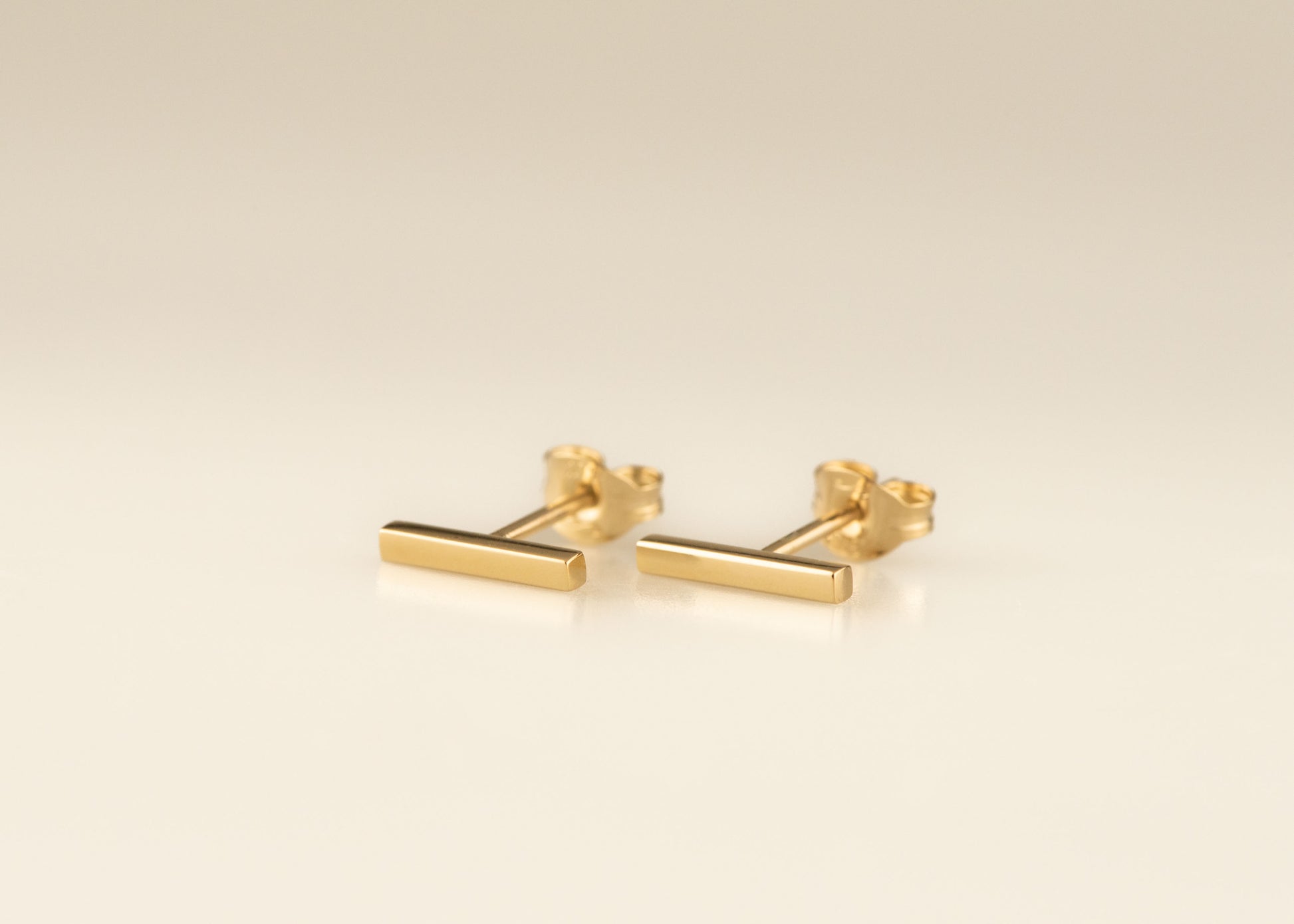 Barre Stud Earrings By Dean & Dust