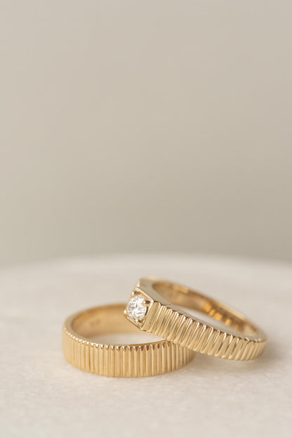 Fluted Wide Band