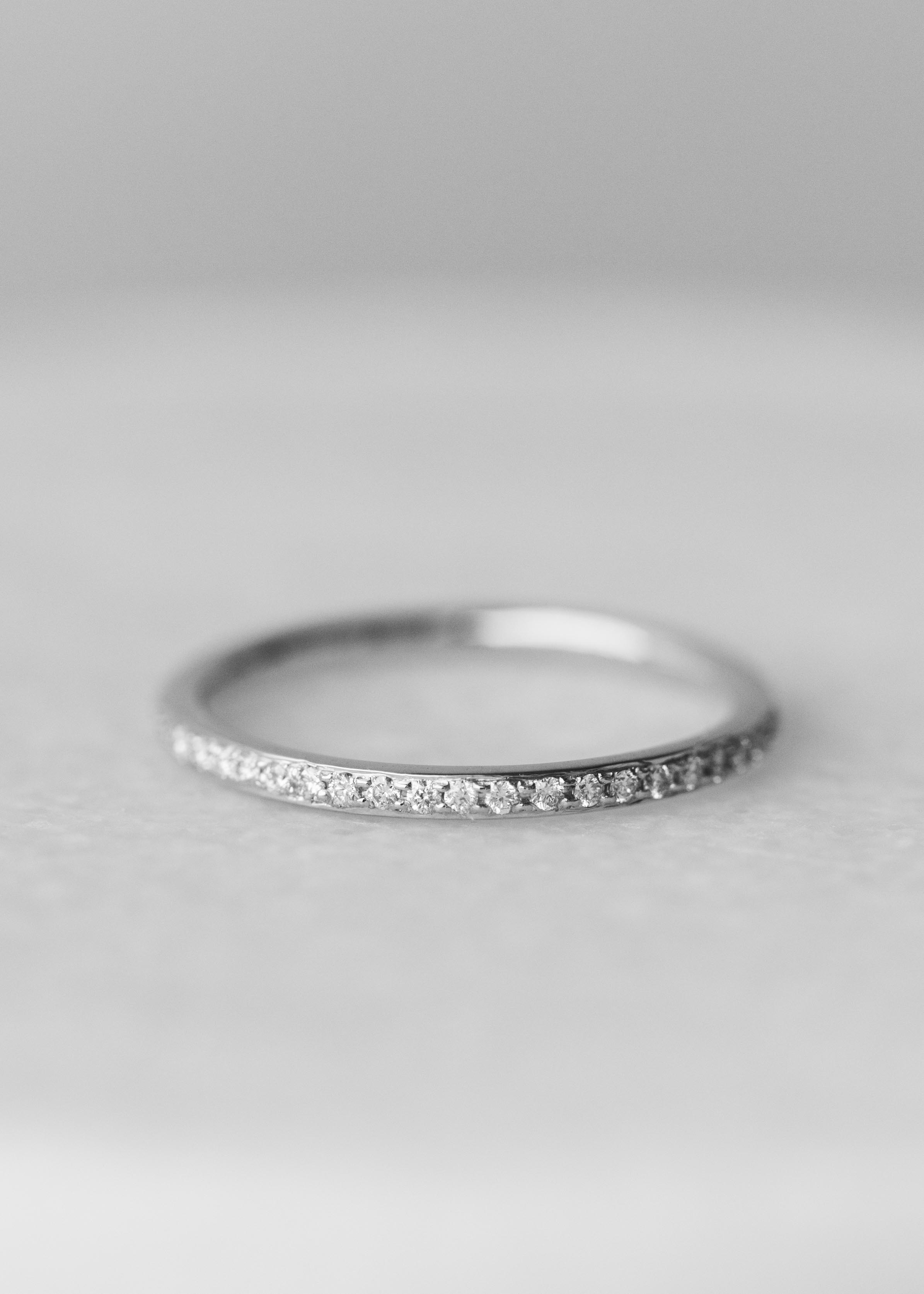 New Bastian Inverun Diamond Dust Ring - Satin Brushed Sterling Silver 7.75  Band - Wilson Brothers Jewelry