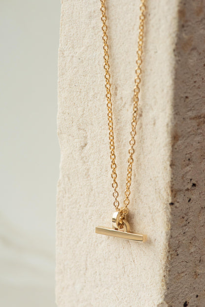 Signature D Fob Necklace