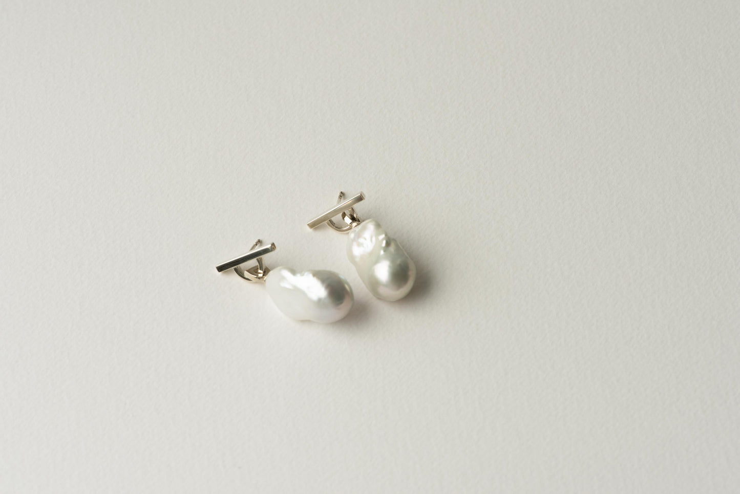 Grande Pearl Drop Earrings By Dean & Dust
