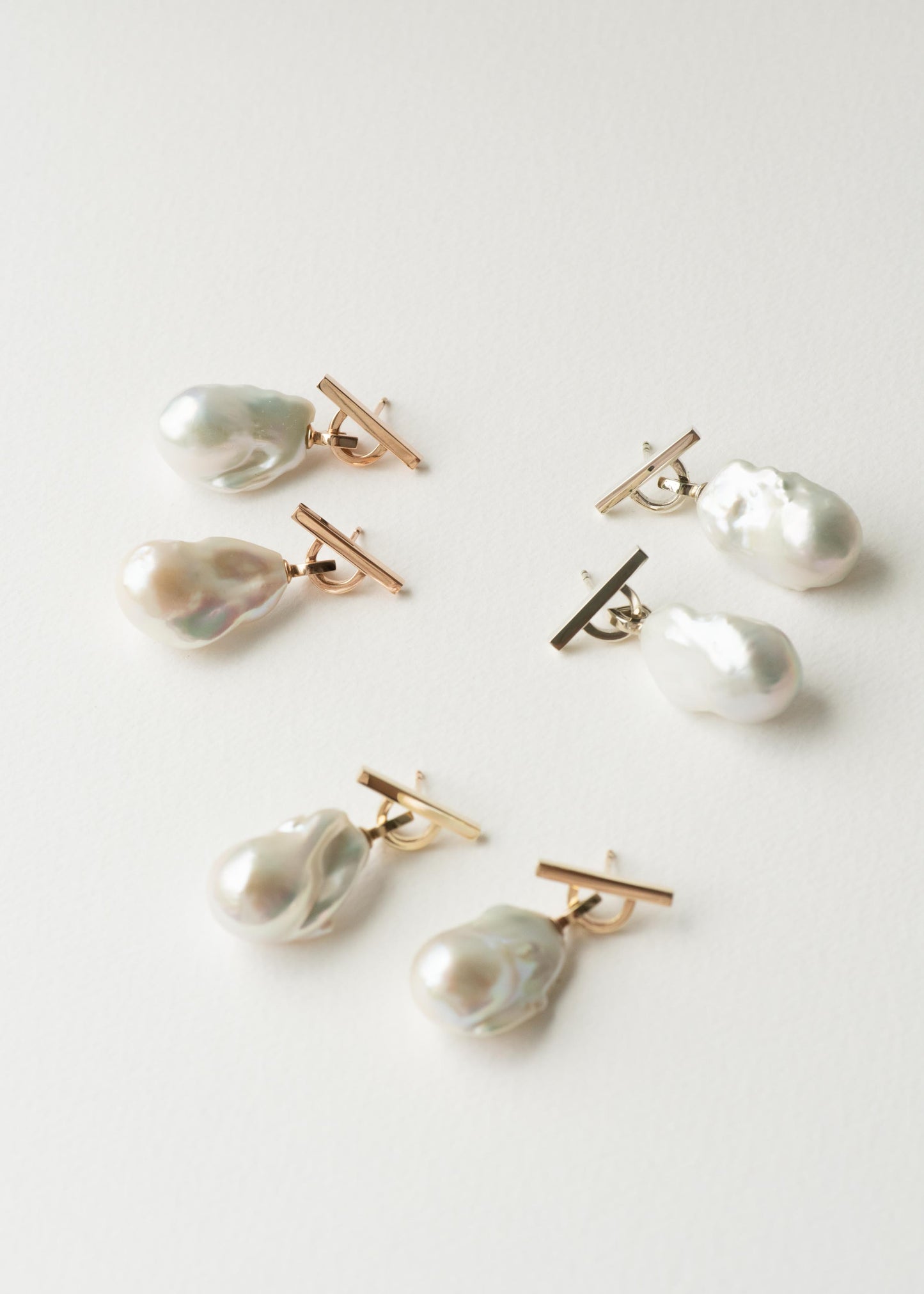 Grande Pearl Drop Earrings By Dean & Dust