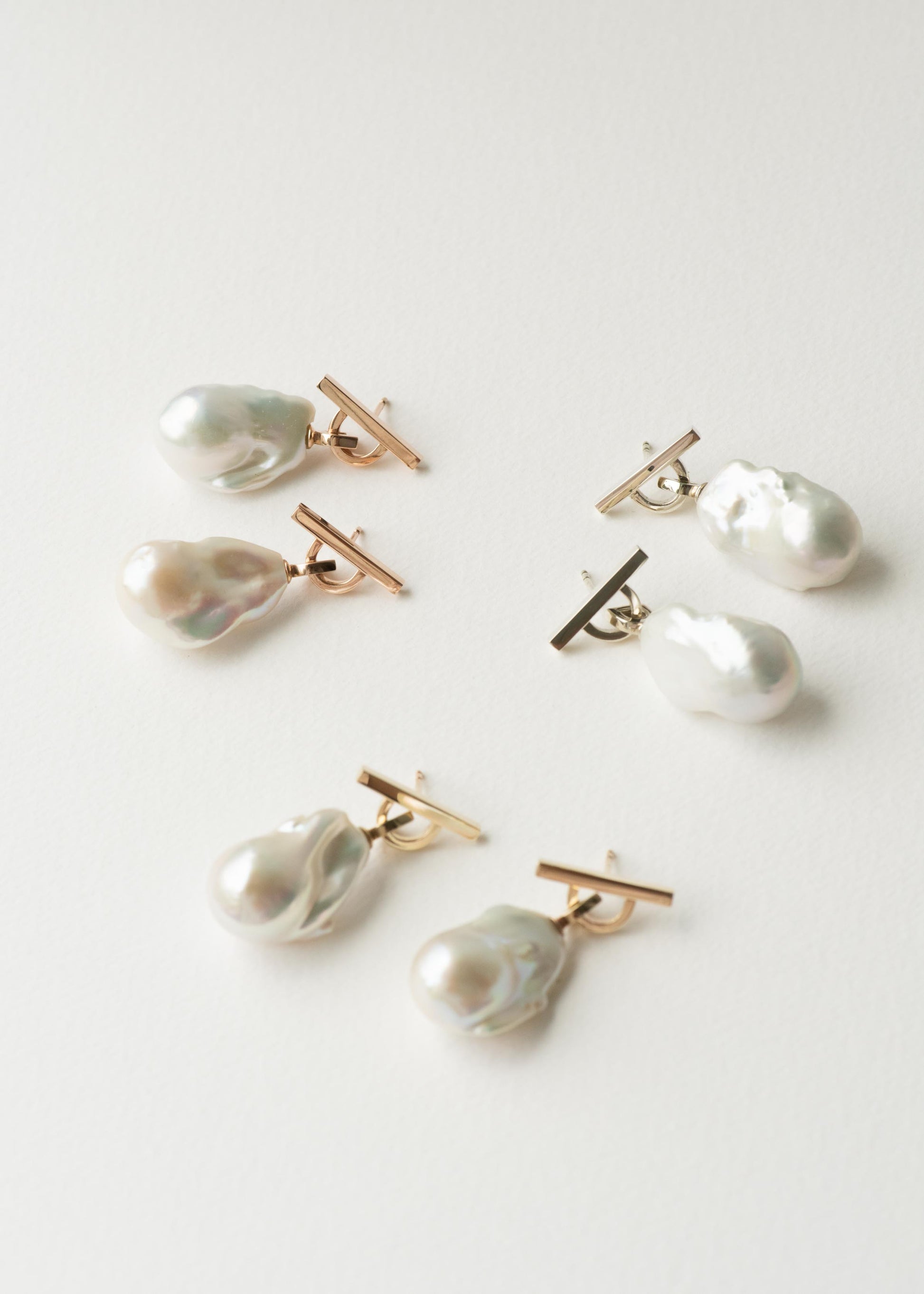 Grande Pearl Drop Earrings By Dean & Dust