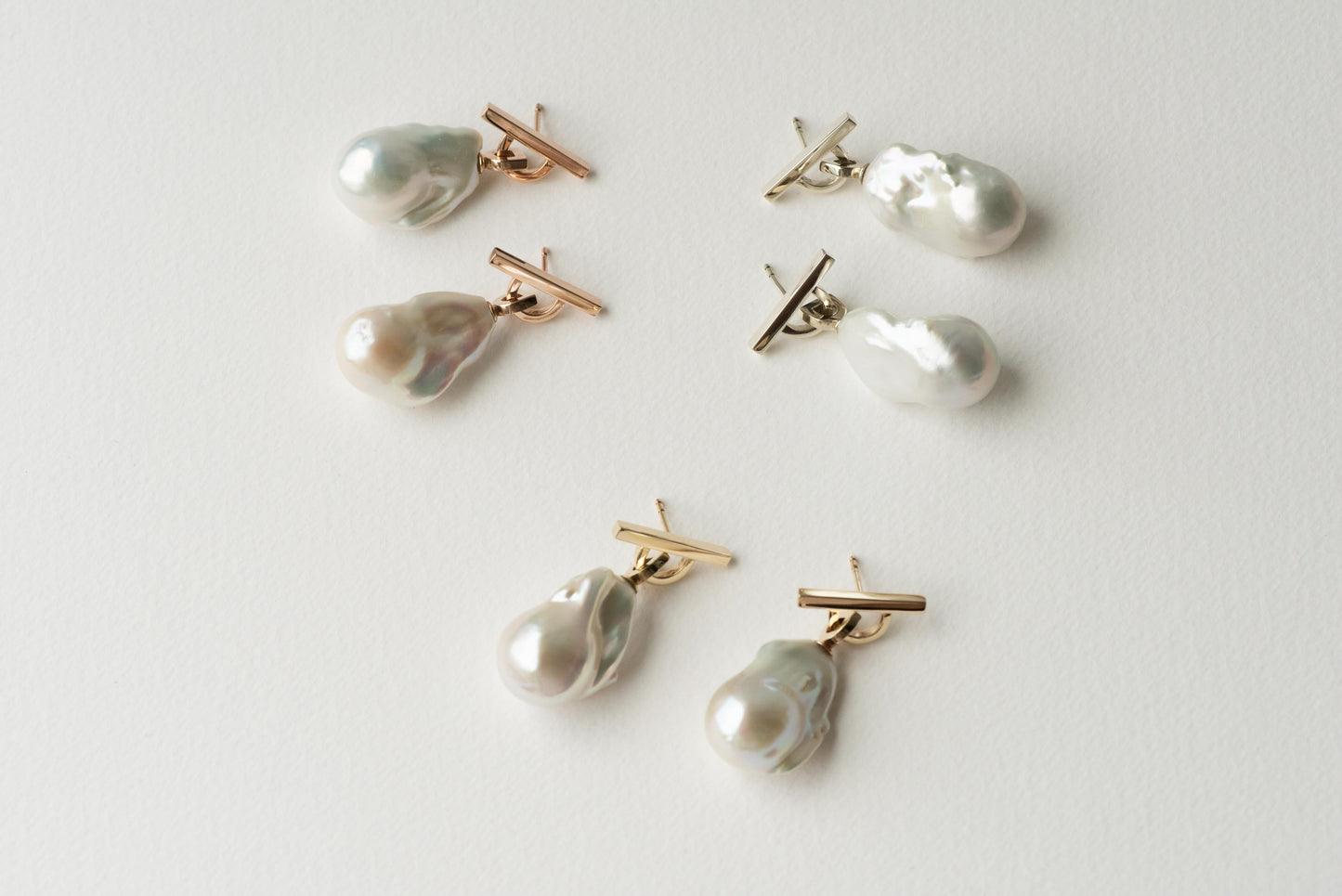 Grande Pearl Drop Earrings By Dean & Dust