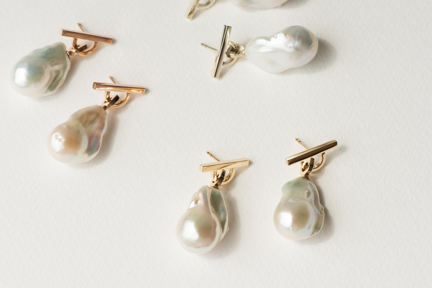 Grande Pearl Drop Earrings By Dean & Dust