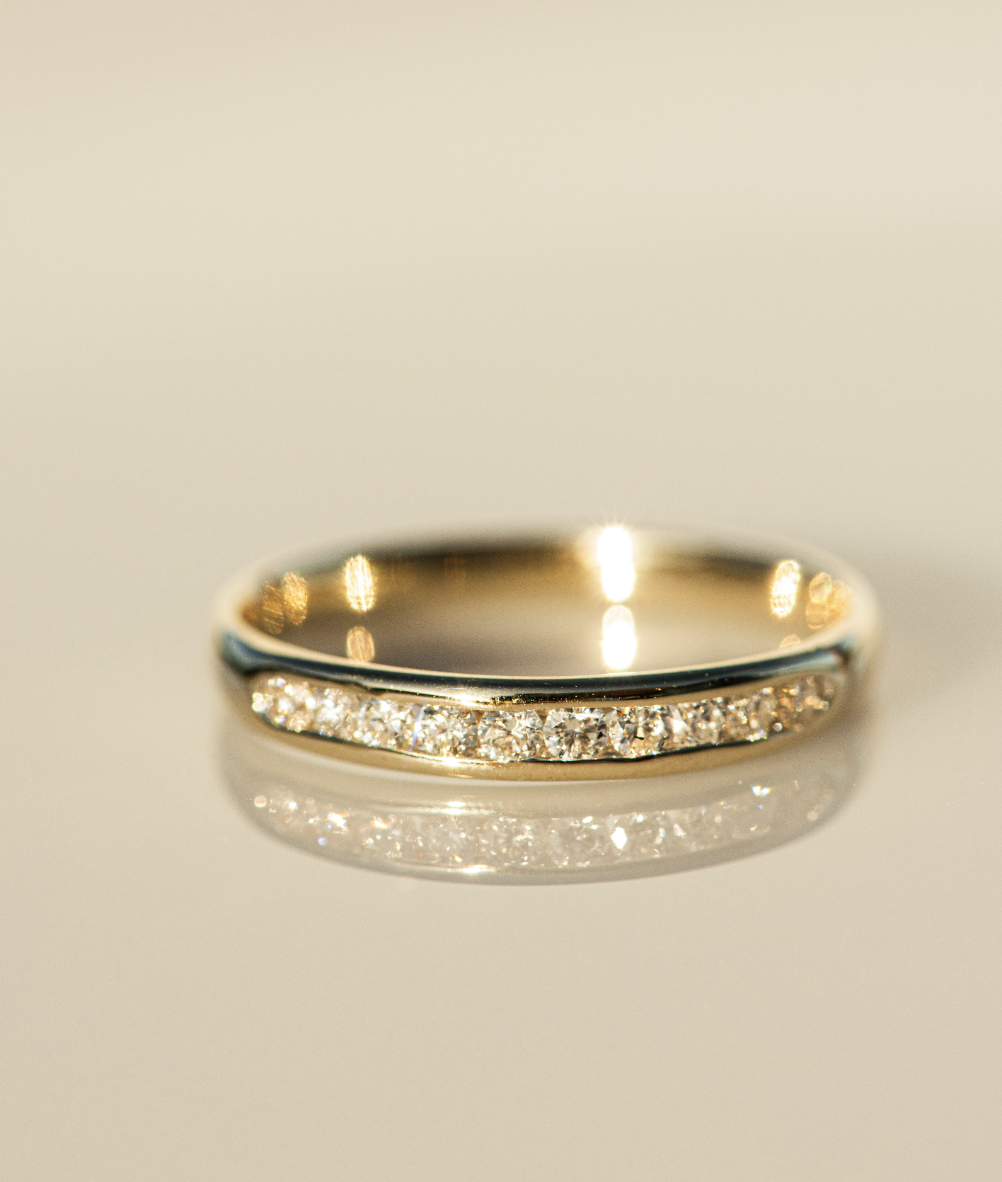 Petite Channel Set Ring