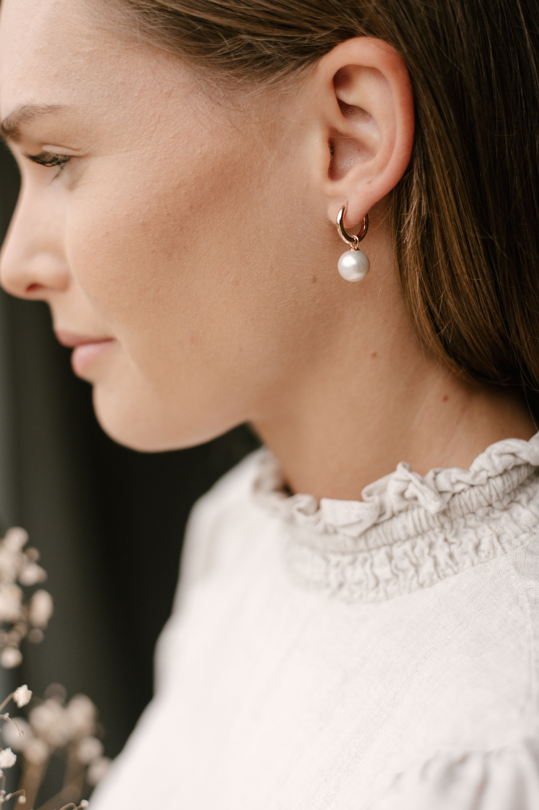 Grande Round Pearl Charms